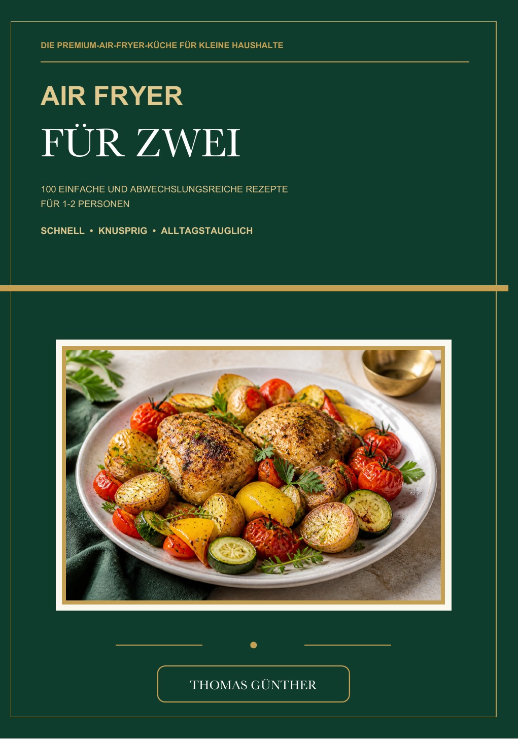 Buchcover Air Fryer für zwei von Thomas Günther